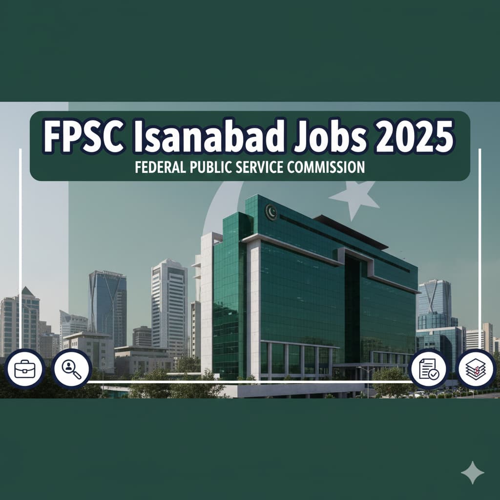 FPSC Islamabad Jobs 2025 latest federal government vacancies announcement for Pakistani applicants